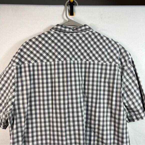 Marc Ecko Cut & Sew Mens Short Sleeve Plaid Button Up Shirt 0629 - Picture 9 of 12